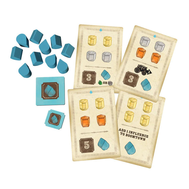 Gold West Game- game pieces