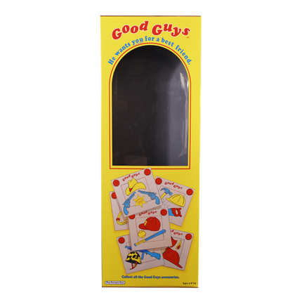 Front of Good Guys Doll Box