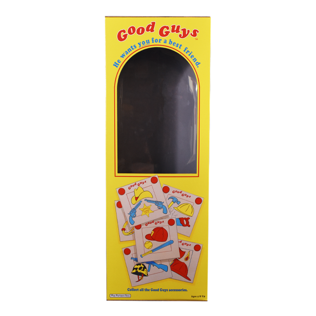 Front of Good Guys Doll Box