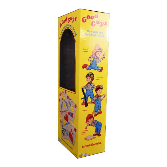 Side of Good Guys Doll Box