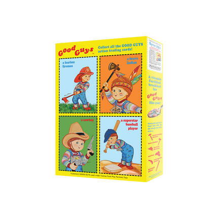 Back of Good Guys Cereal Box