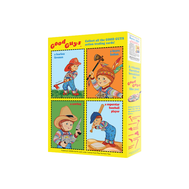 Back of Good Guys Cereal Box