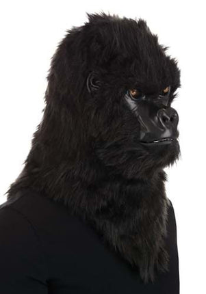Gorilla Mouth Mover Full Mask- angled view