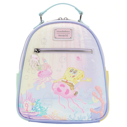 Spongebob Pastel Jellyfishing Mini Backpack- front view
