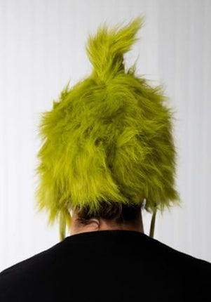 Dr. Seuss The Grinch Plush Hoodie Hat- back view