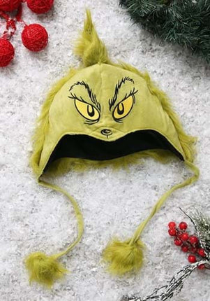 Dr. Seuss The Grinch Plush Hoodie Hat