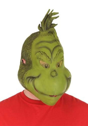 Dr. Seuss- The Grinch Deluxe Full Mask- worn by model