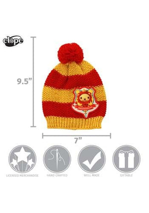 Harry Potter- Gryffindor Toddler Knit Beanie- measurements