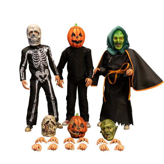 Halloween 3- Season of The Witch- 1:6 Scale Trick or Treater Action Figure Set- with extra heads and hands