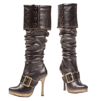 BOOT KNEE HIGH BLACK SIZE 6