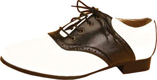 SHOE SADDLE BK AND WT WMN SZ 9
