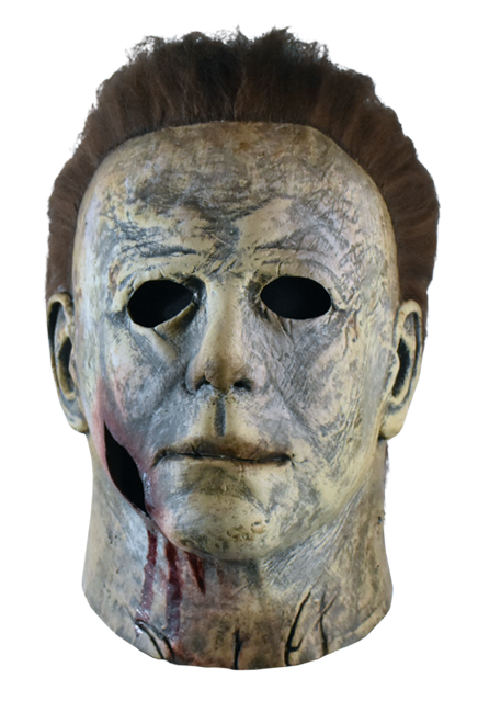 Front view of Michael Meyers Bloody Mask