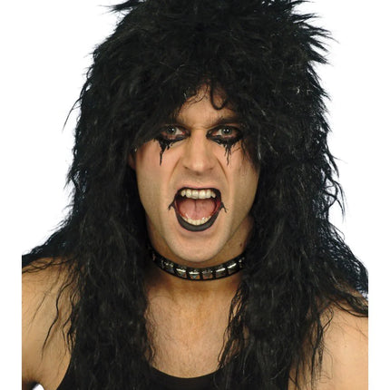 Black Hard Rocker Wig