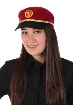 Harry Potter- Hogwarts Express Cadet Cap- worn by adult model