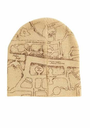 Harry Potter Marauders Map Knit Hat & Scarf- just the hat