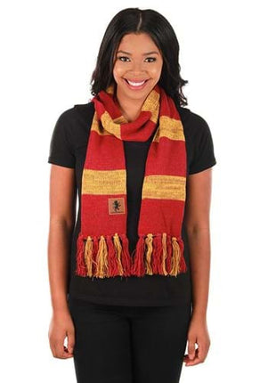 Harry Potter- Gryffindor Vintage Scarf- worn by model