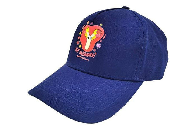 Got Antibodies? Hat- Dark Blue- Side View