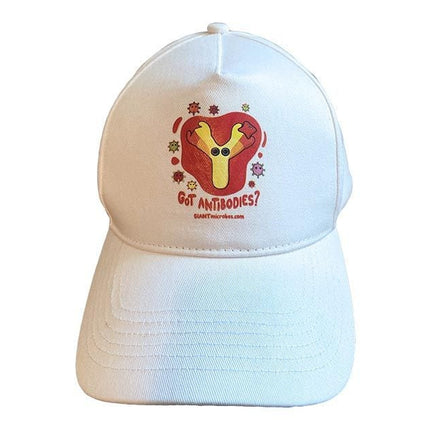 Got Antibodies? Hat- White- Front View