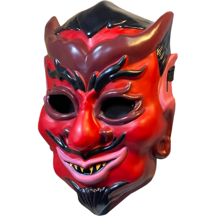 Left-side view of Devil Mask
