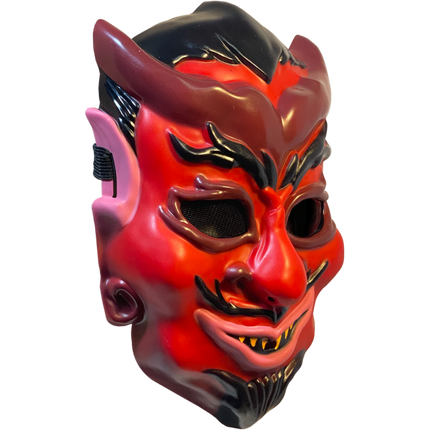Right-side view of Devil Mask