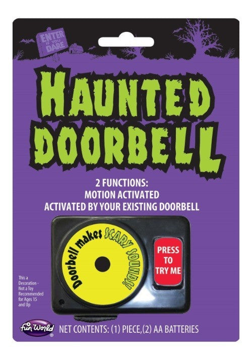 Haunted Doorbell- packaging