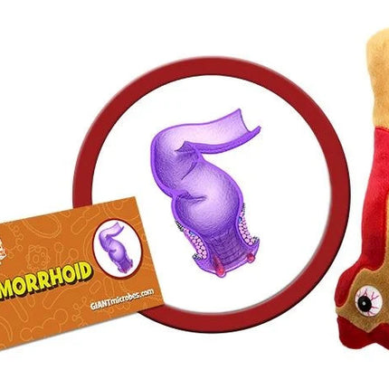 Hemorrhoid- With informational tag