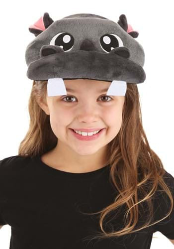 Hippo Plush Headband- worn by girl model
