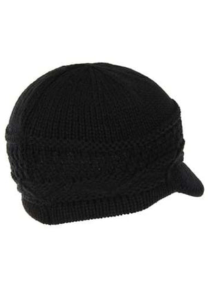 Harry Potter- Hogwarts Knit Brim Hat- back view