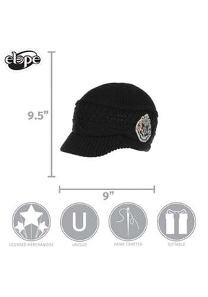 Harry Potter- Hogwarts Knit Brim Hat- measurements