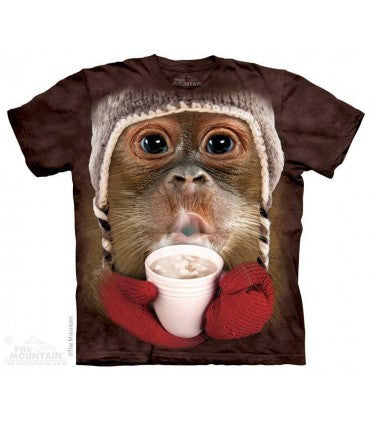 Hot Cocoa Orangutan Child Tee