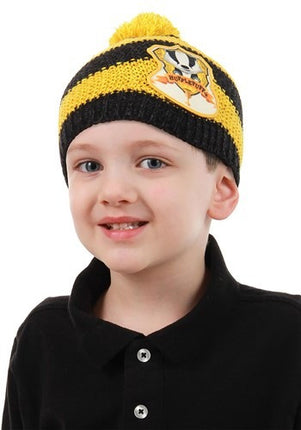 Harry Potter- Toddler Hufflepuff Beanie- worn by model