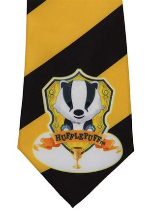 Harry Potter- Hufflepuff Toddler Tie- crest up close