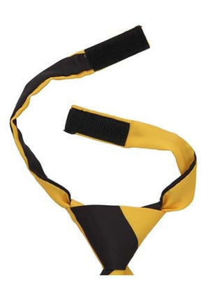 Harry Potter- Hufflepuff Toddler Tie- velcro attachment up close