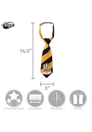 Harry Potter- Hufflepuff Toddler Tie- measurements
