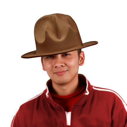 Happy Brown Suede Hat