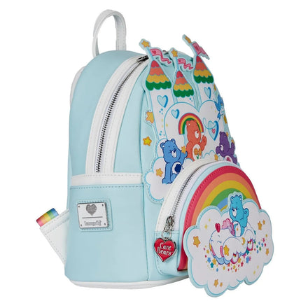 Care Bears Care-A-Lot Castle Mini Backpack- side view whole bag