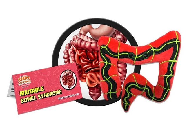IBS- Irritable Bowel Syndrome- with informational tag