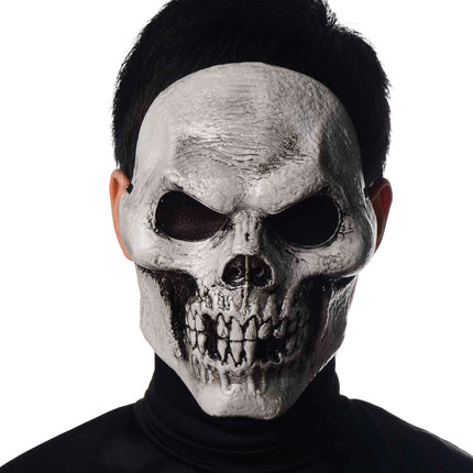 White Skull Half Mask