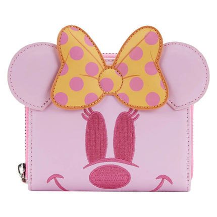 Pastel Ghost Minnie Glow In The Dark Wallet- front view