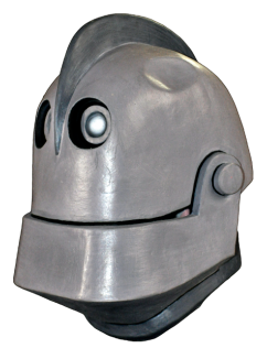 Left-side view of Iron Giant Mask