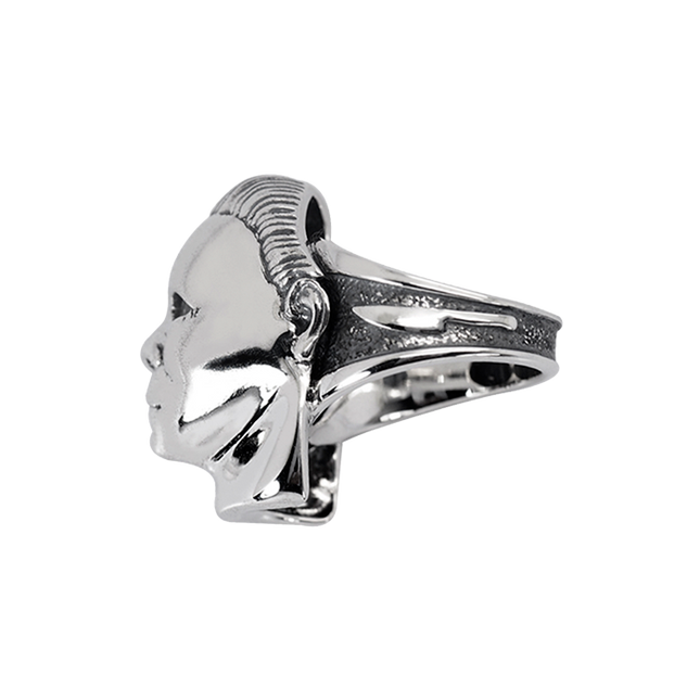 Left Side of Michael Myers Sterling Silver Ring