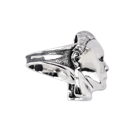 Right Side of Michael Myers Sterling Silver Ring