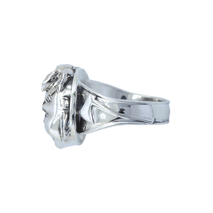 Left Side of Bride of Chucky Sterling Silver Ring