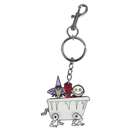 Nightmare Before Christmas Lock, Shock, And Barrel Keychain- front view