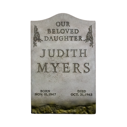 Judith Myers Tombstone Prop
