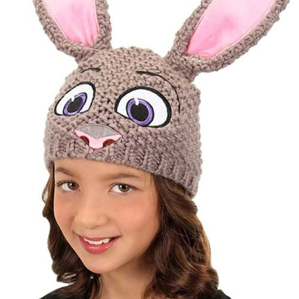 Zootopia- Judy Hopps Knit Beanie- worn by child model