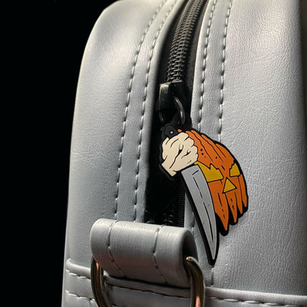 HALLOWEEN-JUDITH MYERS TOMBSTONE BAG zipper pull