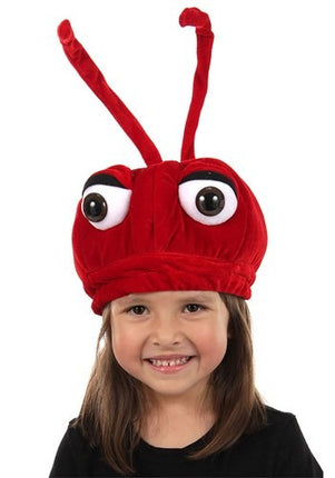 Kids Ant Plush Hat- worn by model