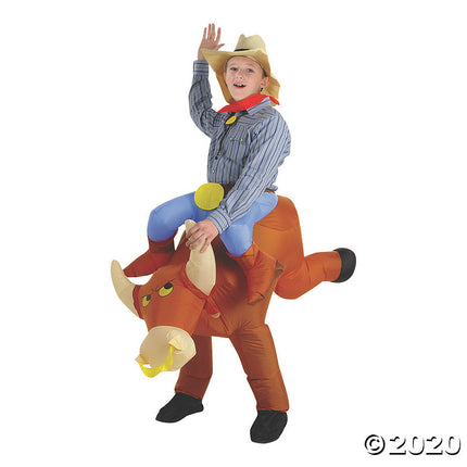 BULL RIDER KIDS INFLATABLE Front View