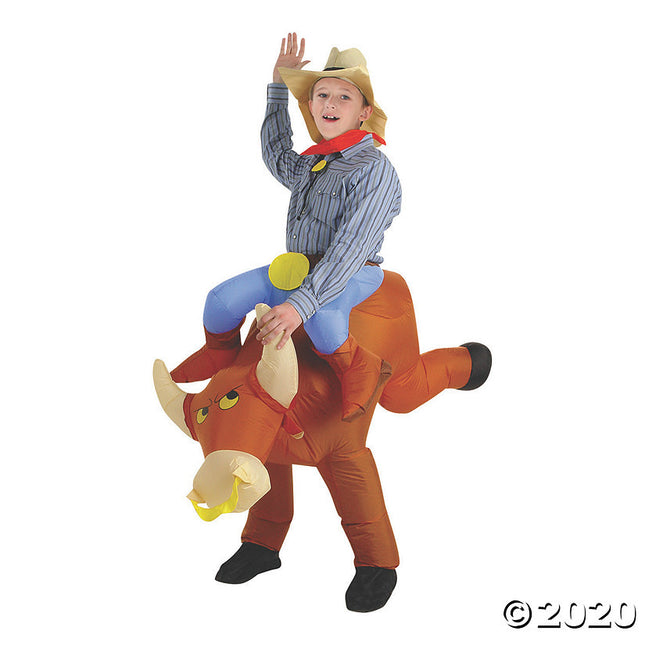 BULL RIDER KIDS INFLATABLE Front View